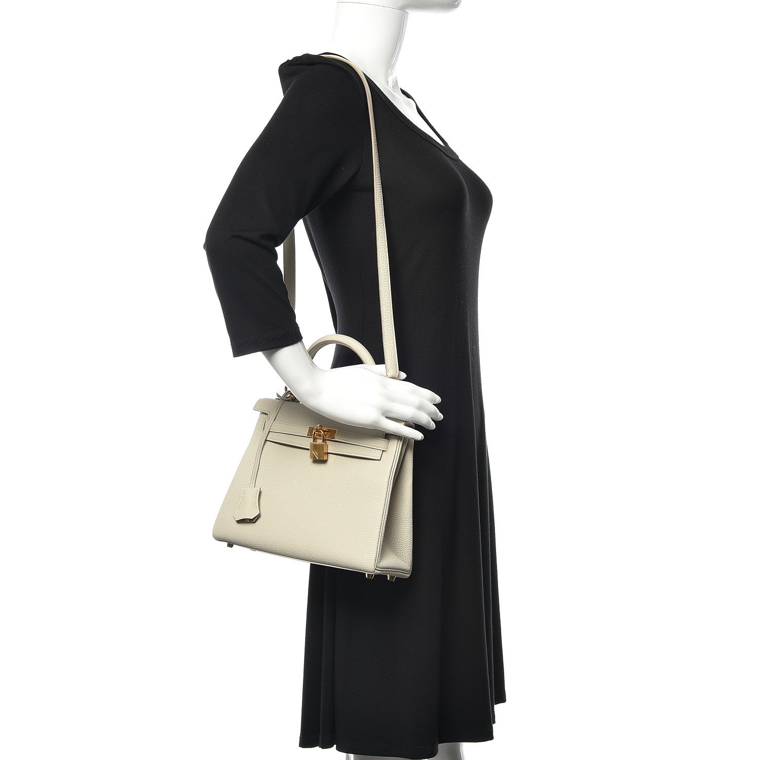 Hermes Togo Kelly Retourne 25 Beton 2 of 39