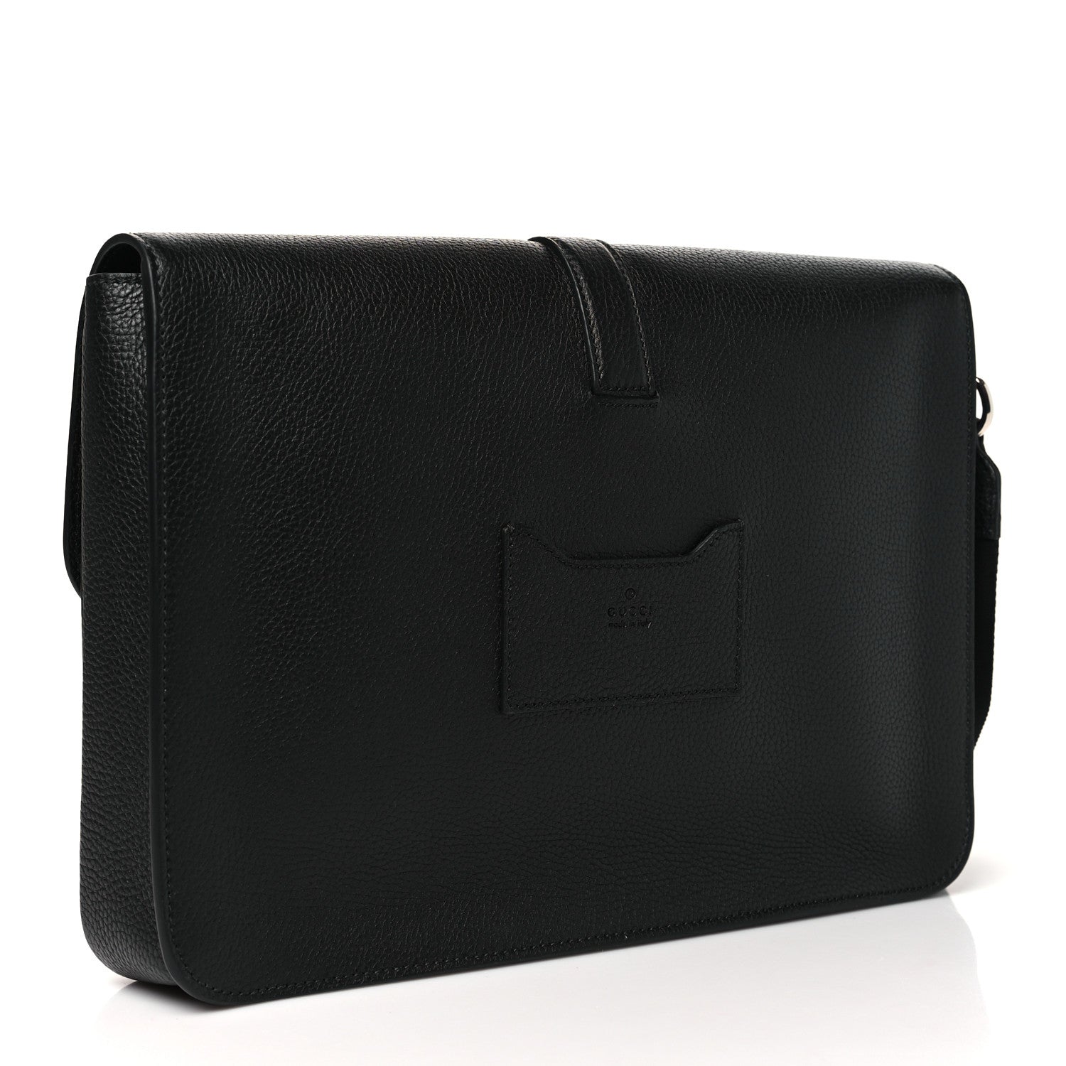 Gucci Calfskin Web Medium Business Case Black 2 of 9