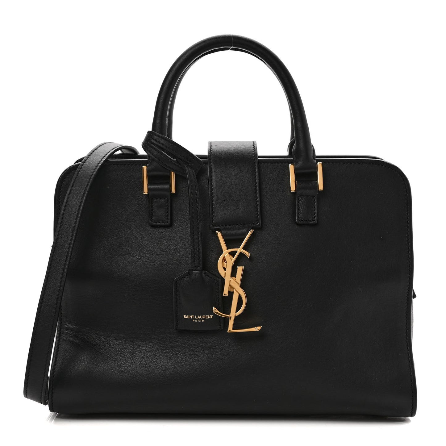 Calfskin Monogram Baby Cabas Black