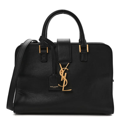 Saint Laurent Calfskin Monogram Baby Cabas Black 1 of 8