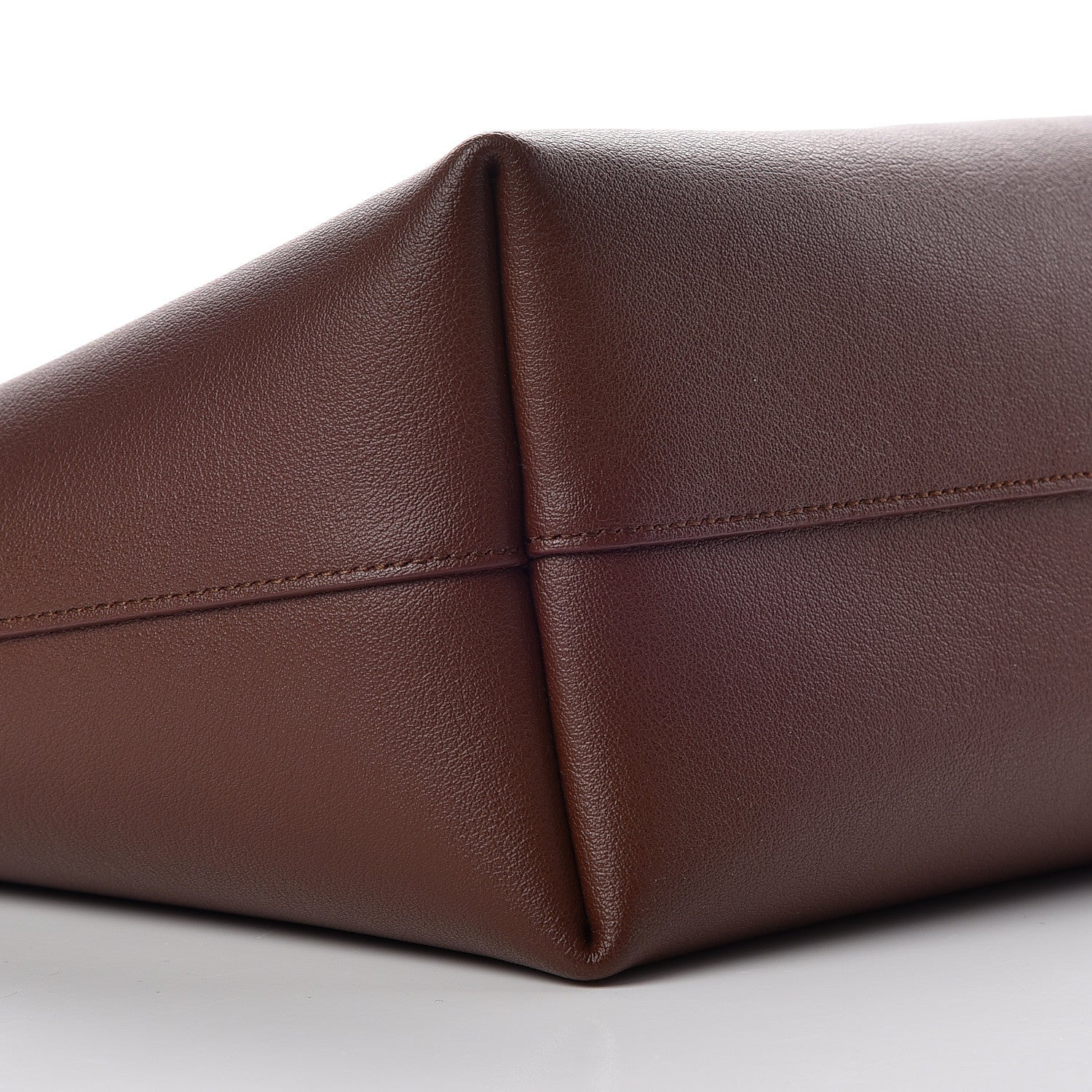 Saint Laurent Calfskin Large Shopping Tote Old Brandy 6 of 10