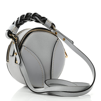 Chloe Grained Shiny Calfskin Mini Round Daria Bag Light Cloud 2 of 4