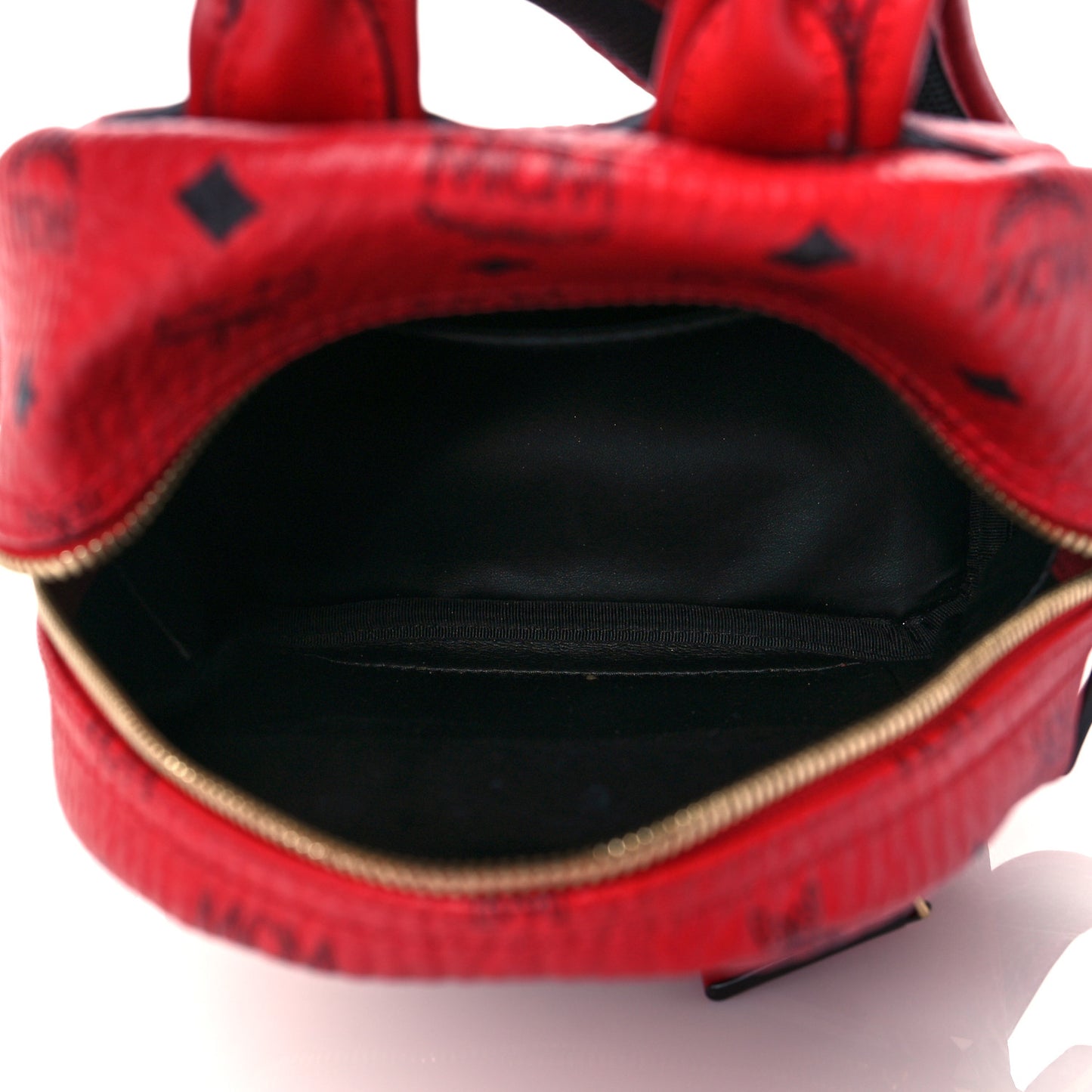 Visetos Side Stud Mini Stark Backpack Ruby Red