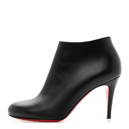 Christian Louboutin Calfskin Belle 85 Ankle Boots 39.5 Black 1 of 8