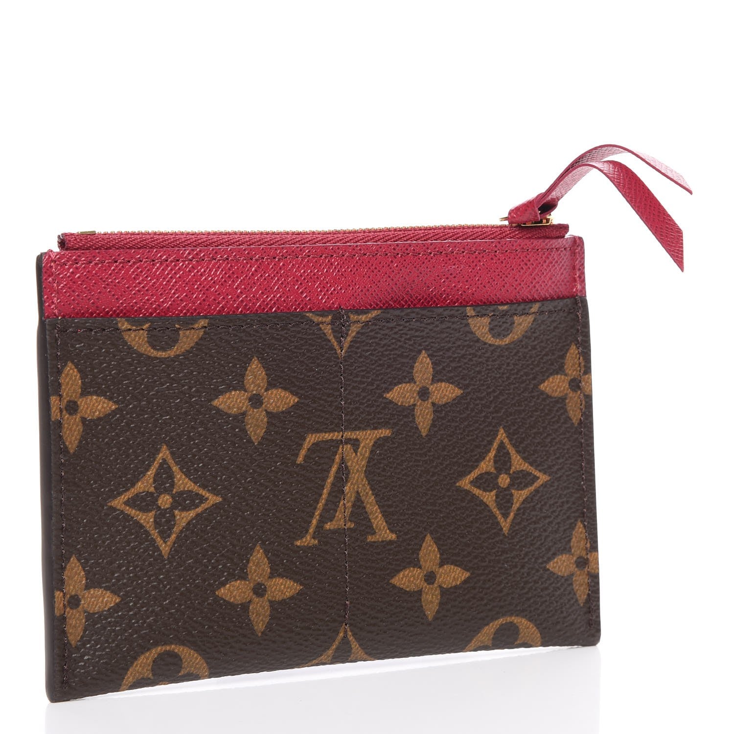 Louis Vuitton Monogram Zipped Card Holder Fuchsia 3 of 6