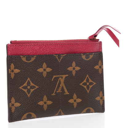 Louis Vuitton Monogram Zipped Card Holder Fuchsia 3 of 6