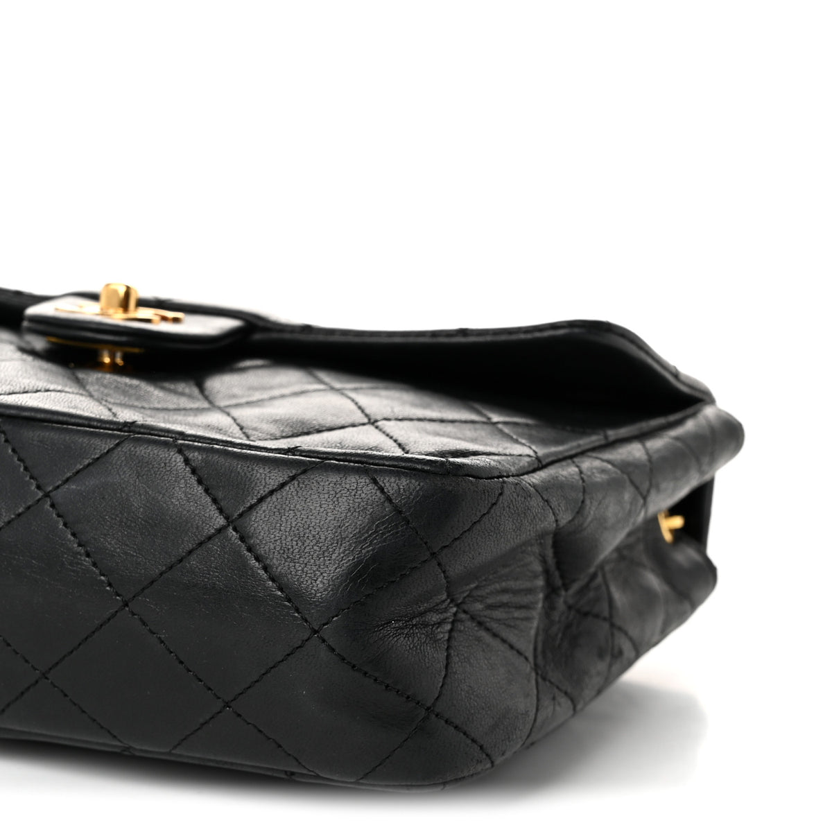 Chanel Lambskin Quilted Small Single Flap Bag Black 10 of 10