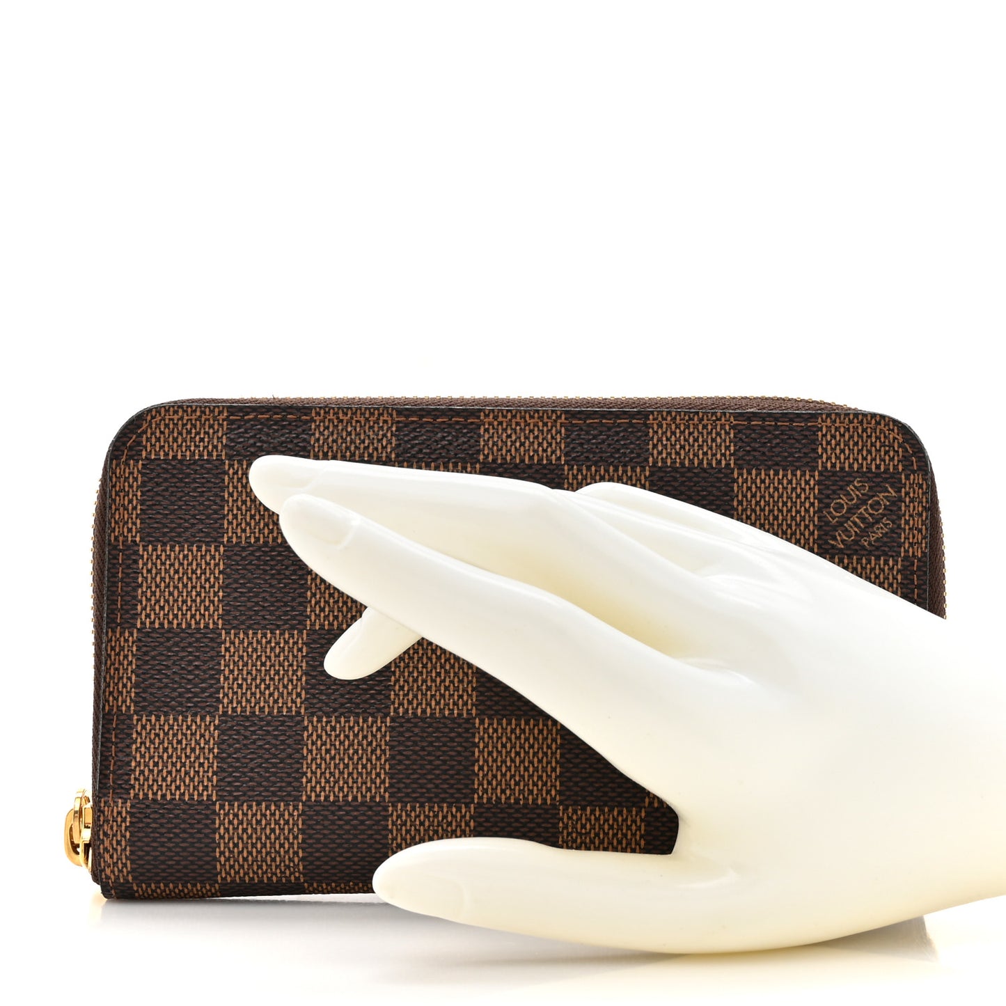 Damier Ebene Zippy Organizer Wallet