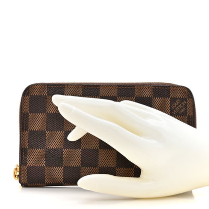 Louis Vuitton Damier Ebene Zippy Organizer Wallet 2 of 10