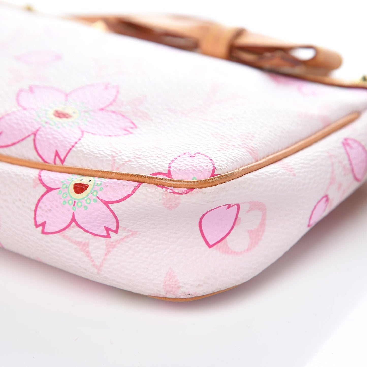Monogram Cherry Blossom Pochette Accessories Pink