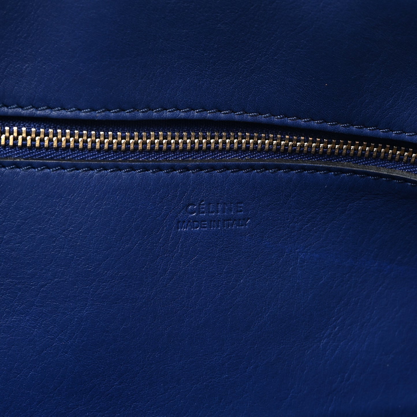 Smooth Calfskin Small Tie Knot Tote Dark Indigo