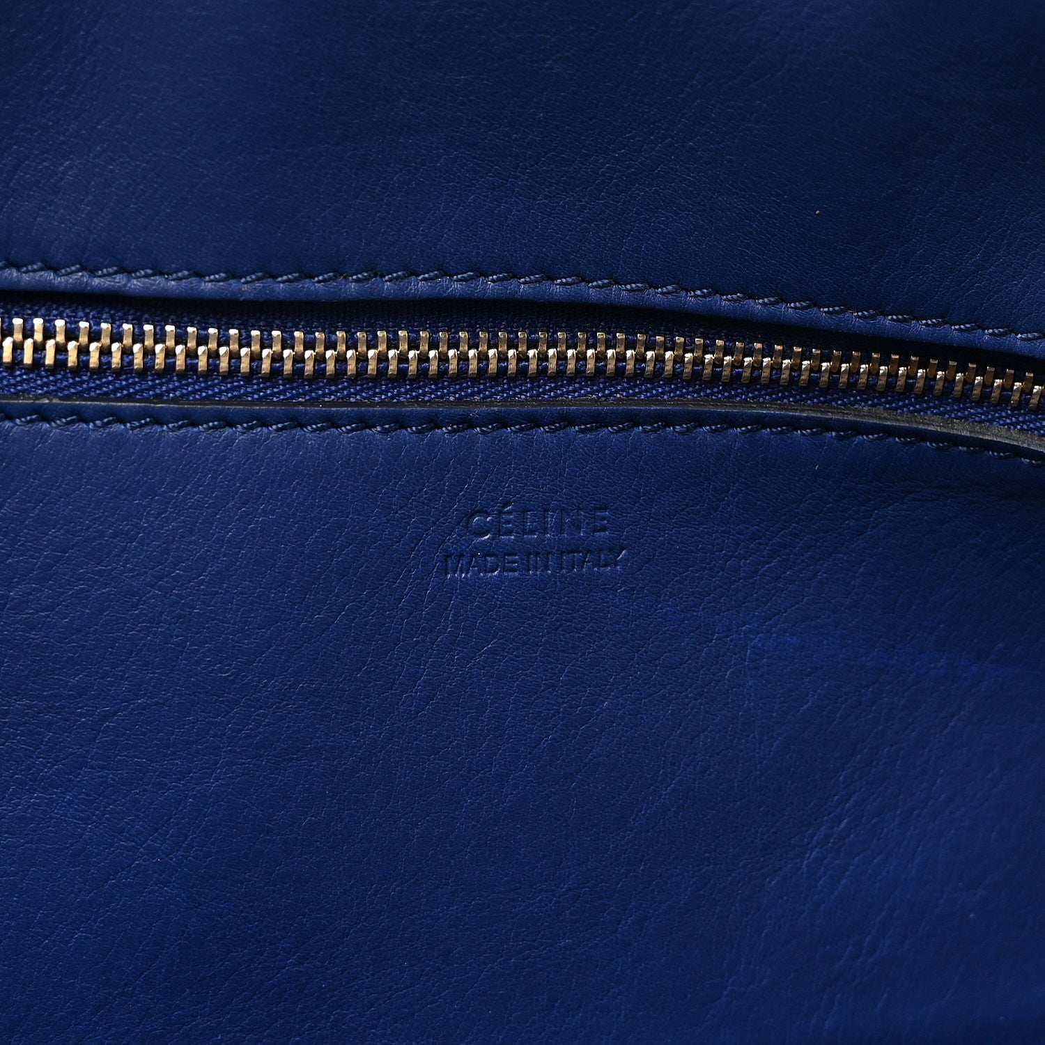 Celine Smooth Calfskin Small Tie Knot Tote Dark Indigo 6 of 9