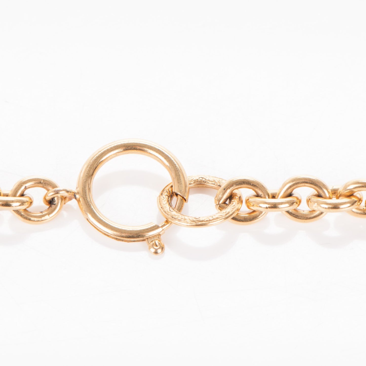 CC Pendant Necklace Gold