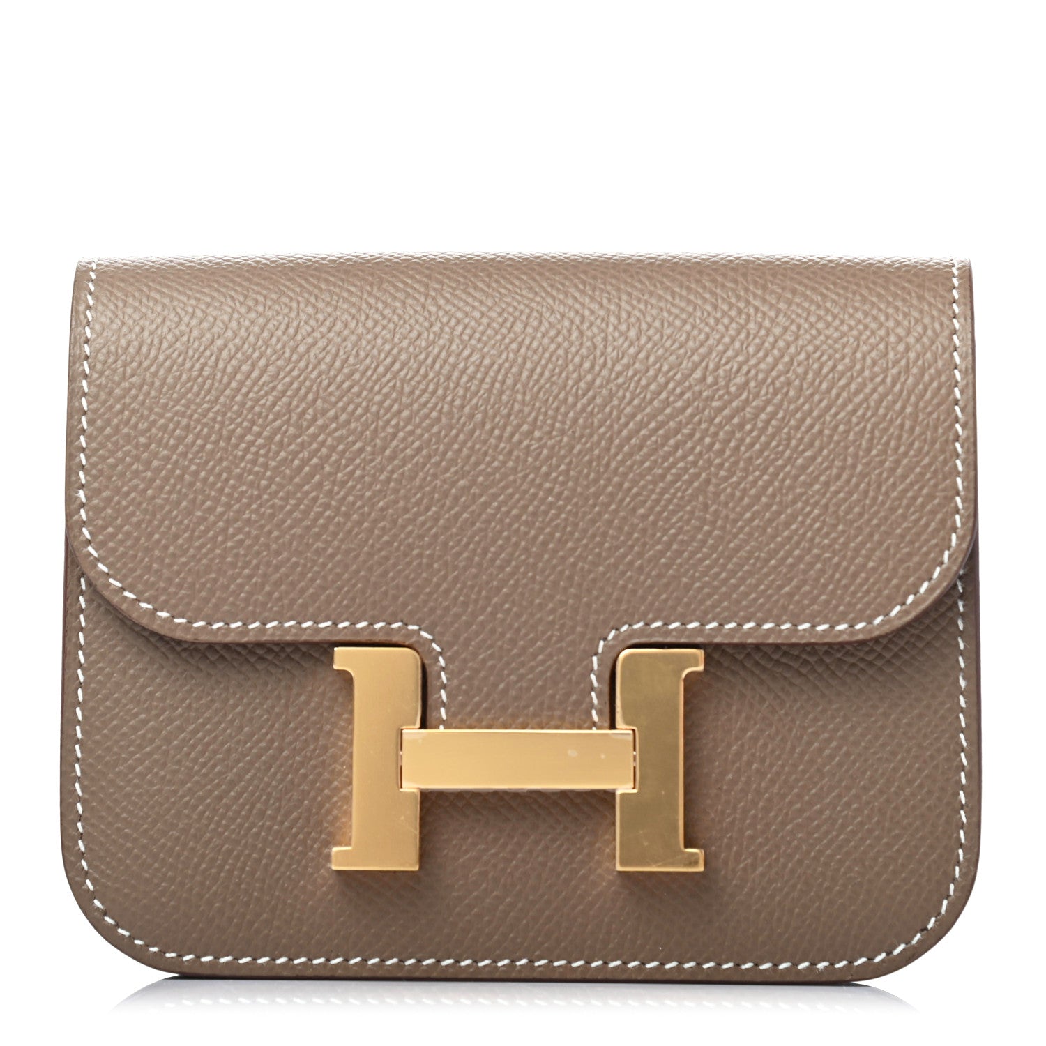 Hermes Epsom Constance Slim Wallet Etoupe 1 of 5