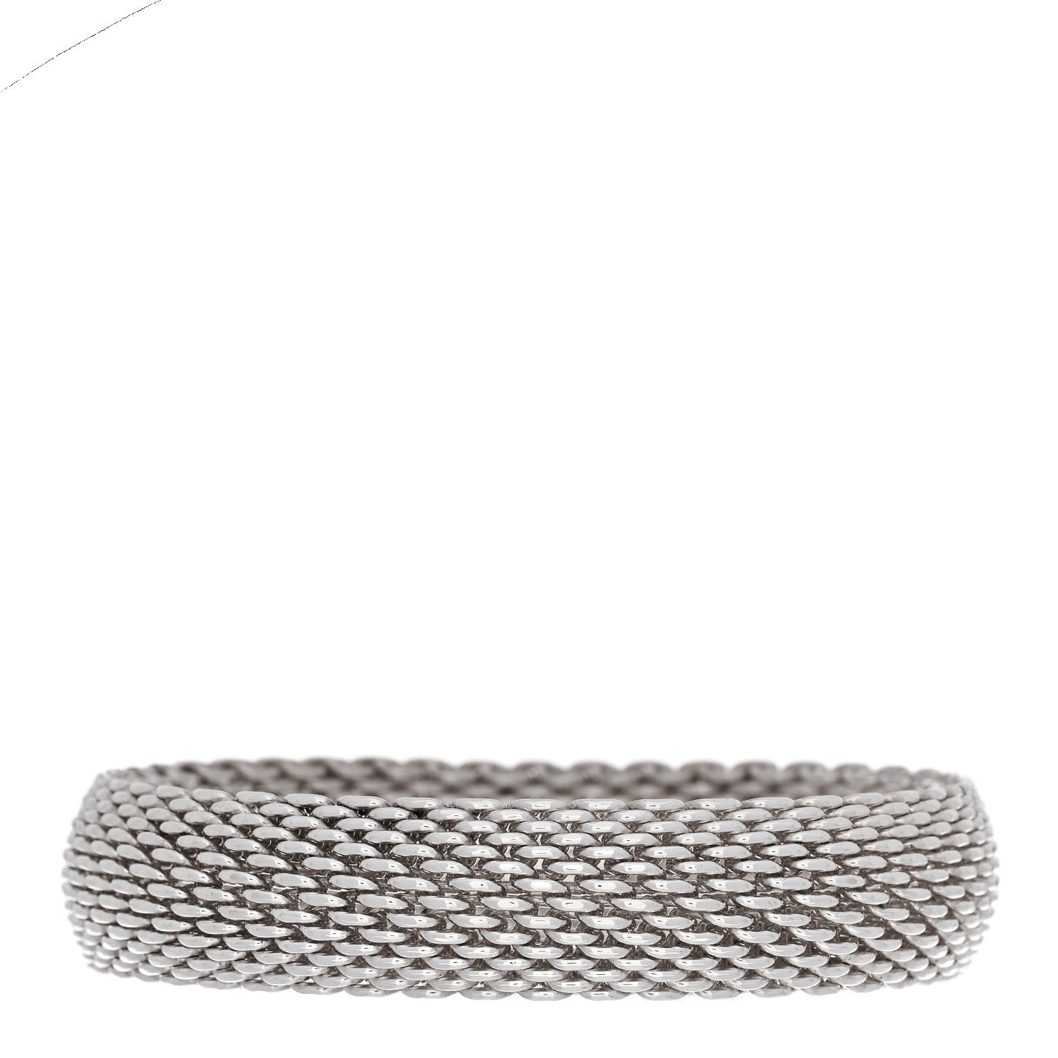 Tiffany Sterling Silver Somerset Mesh Bracelet 1 of 4