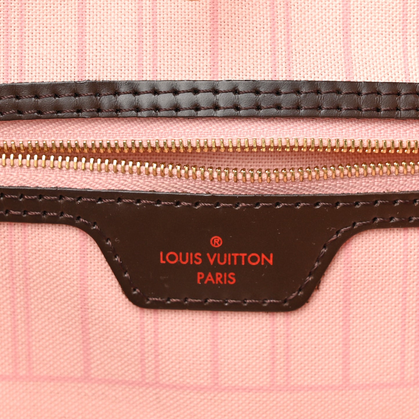 Damier Ebene Neo Neverfull MM Rose Ballerine