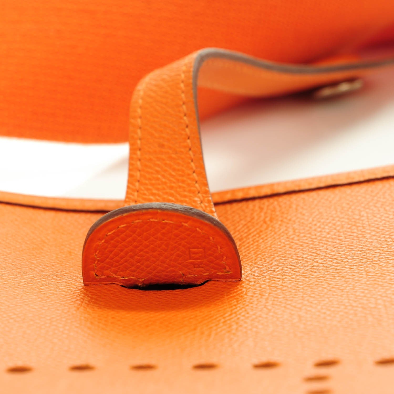 Hermes Epsom Evelyne II PM Orange 9 of 9