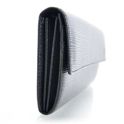 Louis Vuitton Epi Sarah Wallet Black 3 of 12