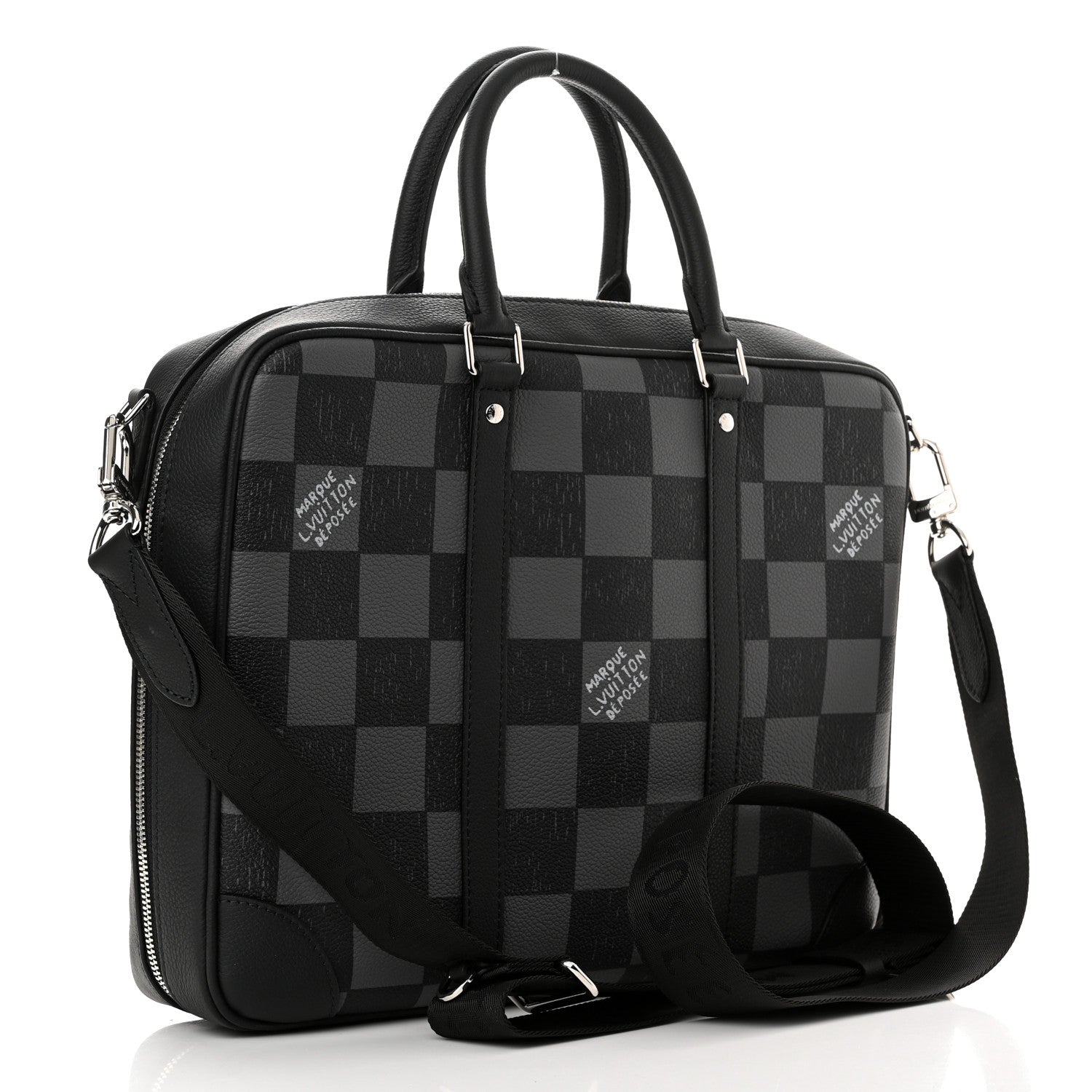 Louis Vuitton Damier Sirius Briefcase Black 3 of 9