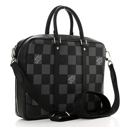 Louis Vuitton Damier Sirius Briefcase Black 3 of 9