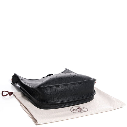 Hermes Taurillon Clemence Evelyne III PM Black 4 of 16