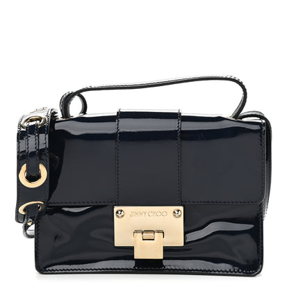 Jimmy Choo Patent Rebel Crossbody Bag Navy 1 of 9