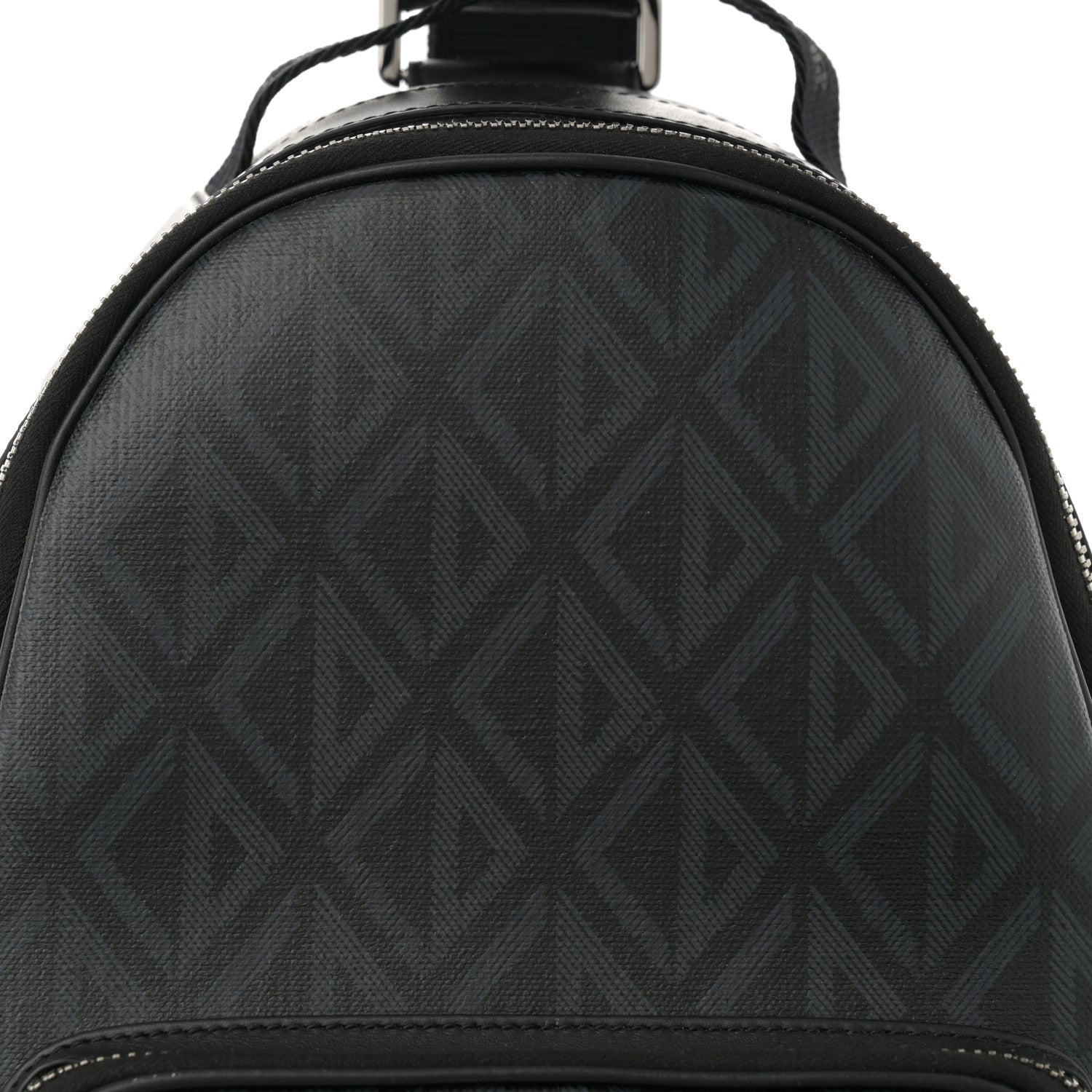 Christian Dior Coated Canvas CD Diamond Mini Rider Backpack Black 8 of 12