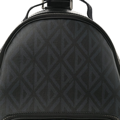 Christian Dior Coated Canvas CD Diamond Mini Rider Backpack Black 8 of 12