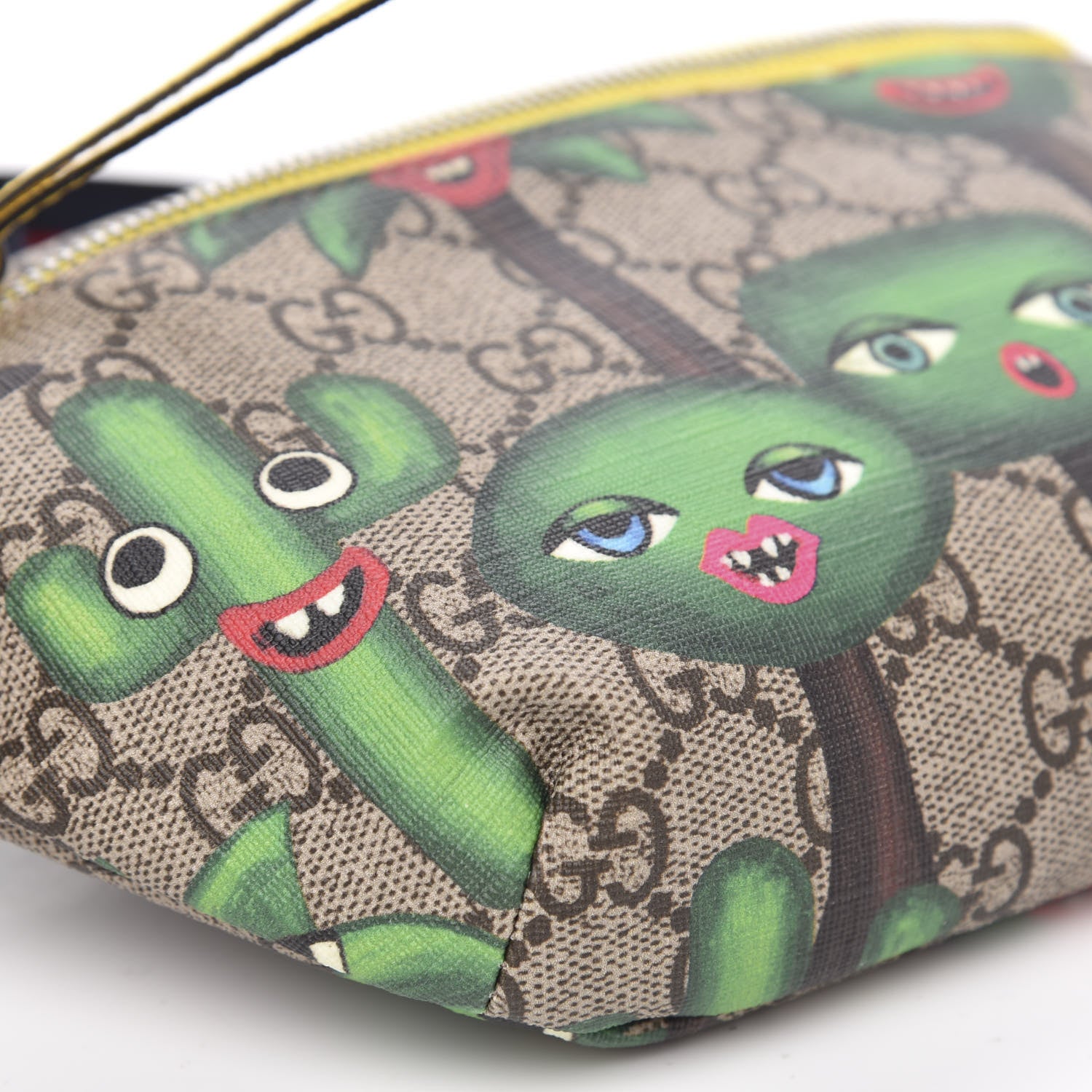 Gucci GG Supreme Monogram Smiling Plants Childrens Belt Bag Multicolor 8 of 10