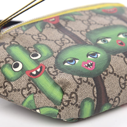 Gucci GG Supreme Monogram Smiling Plants Childrens Belt Bag Multicolor 8 of 10