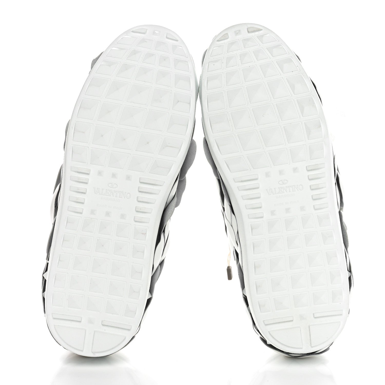 Valentino Garavani Calfskin Atelier 03 Rose Edition Sneakers 37.5 White 6 of 9