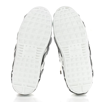 Valentino Garavani Calfskin Atelier 03 Rose Edition Sneakers 37.5 White 6 of 9