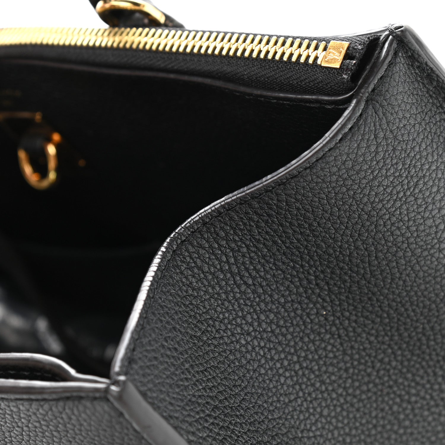 Louis Vuitton Calfskin City Steamer MM Black 13 of 16