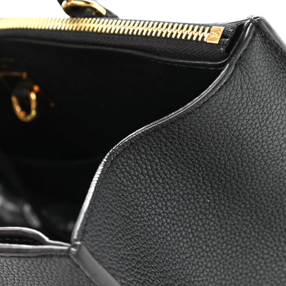 Louis Vuitton Calfskin City Steamer MM Black 13 of 16