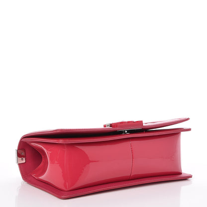 Chanel Patent Calfskin Medium Plexiglass Boy Flap Pink 5 of 8