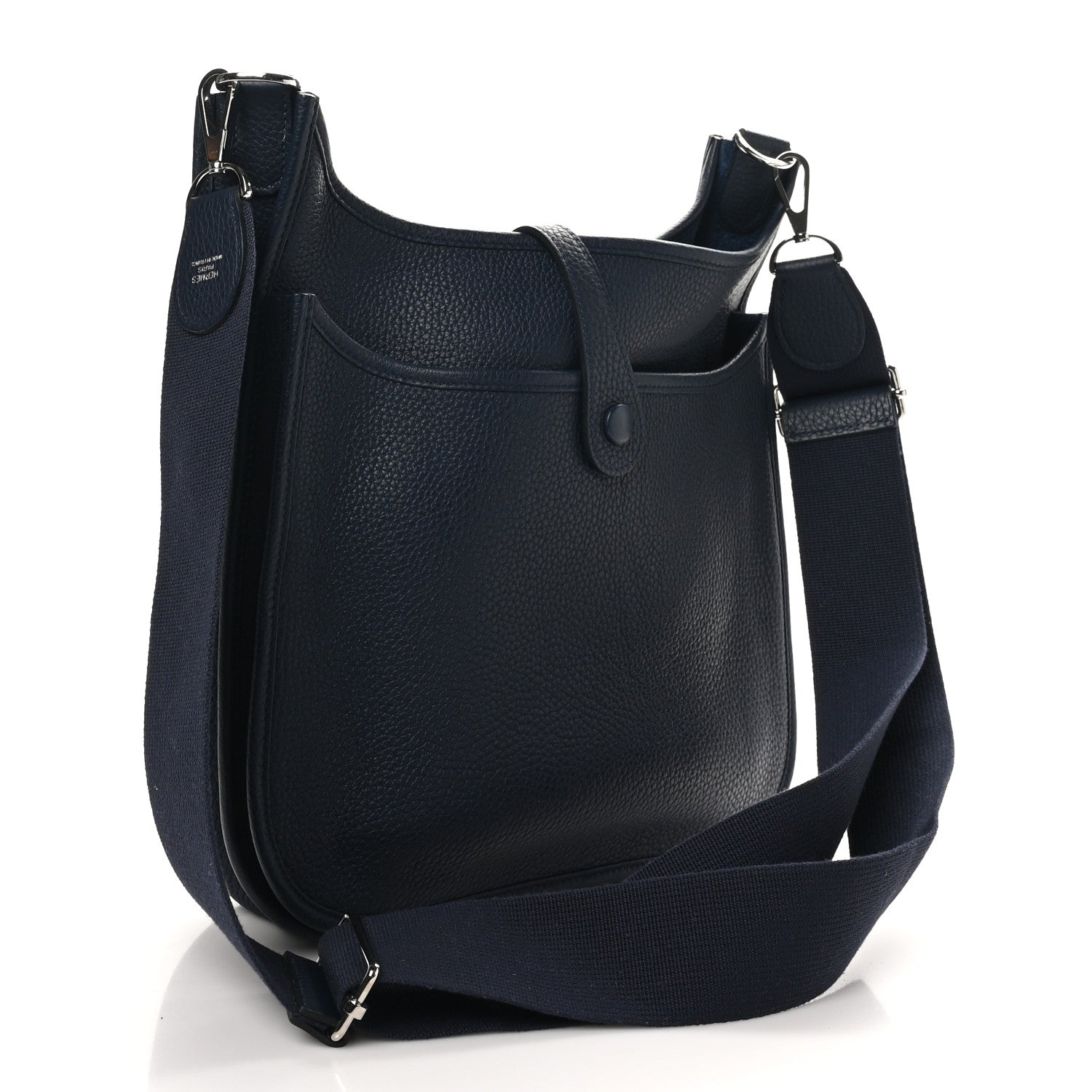 Hermes Taurillon Clemence Evelyne III PM Bleu Nuit 3 of 10