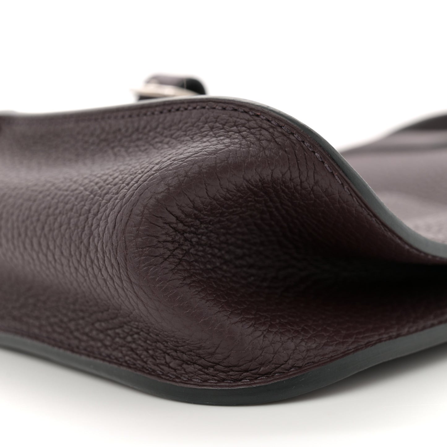 Taurillon Clemence Verso Halzan 25 Rouge Sellier Bleu Saphir