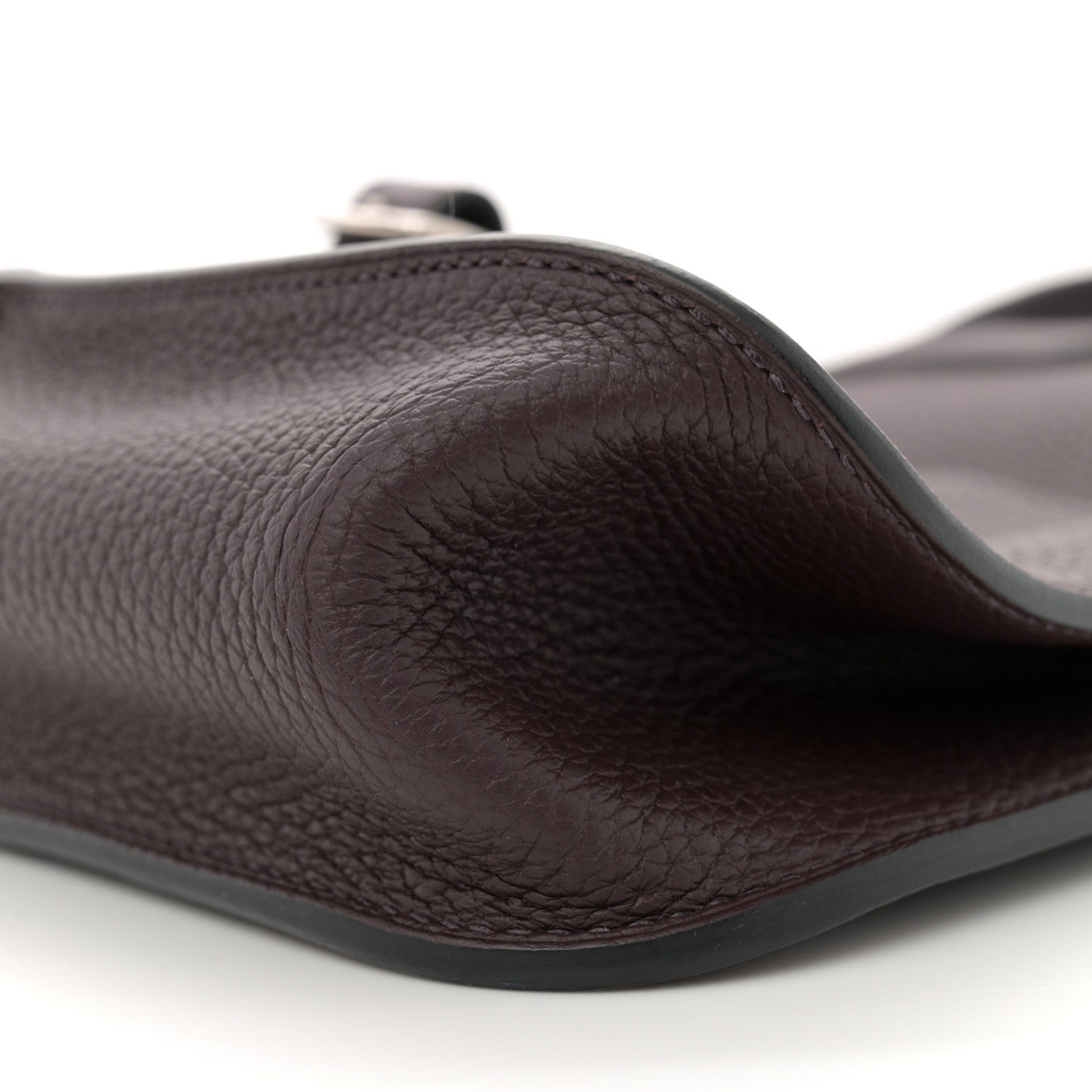 Hermes Taurillon Clemence Verso Halzan 25 Rouge Sellier Bleu Saphir 9 of 9