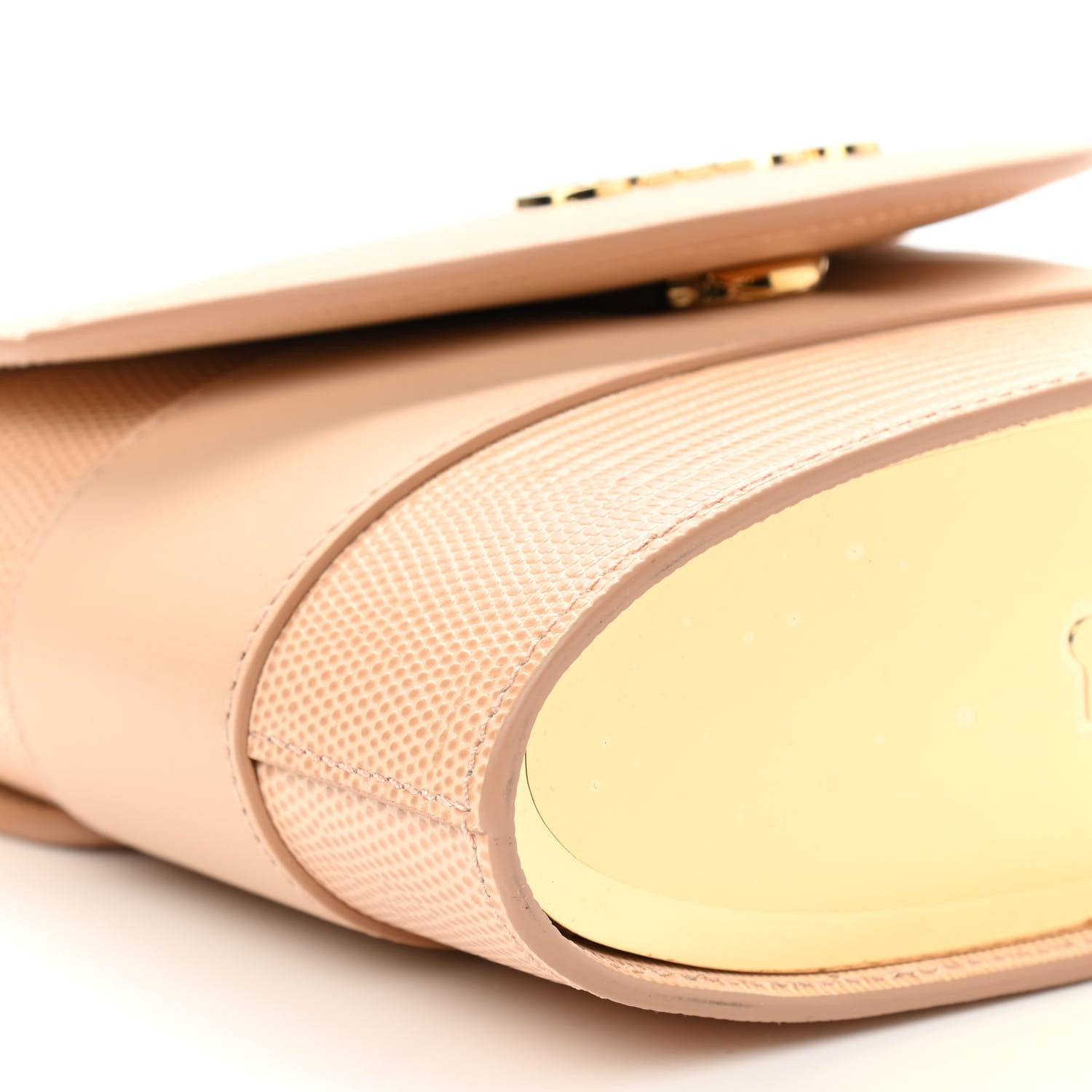 Chloe Calfskin Lizard Embossed Small Aby Lock Delicate Pink 9 of 10