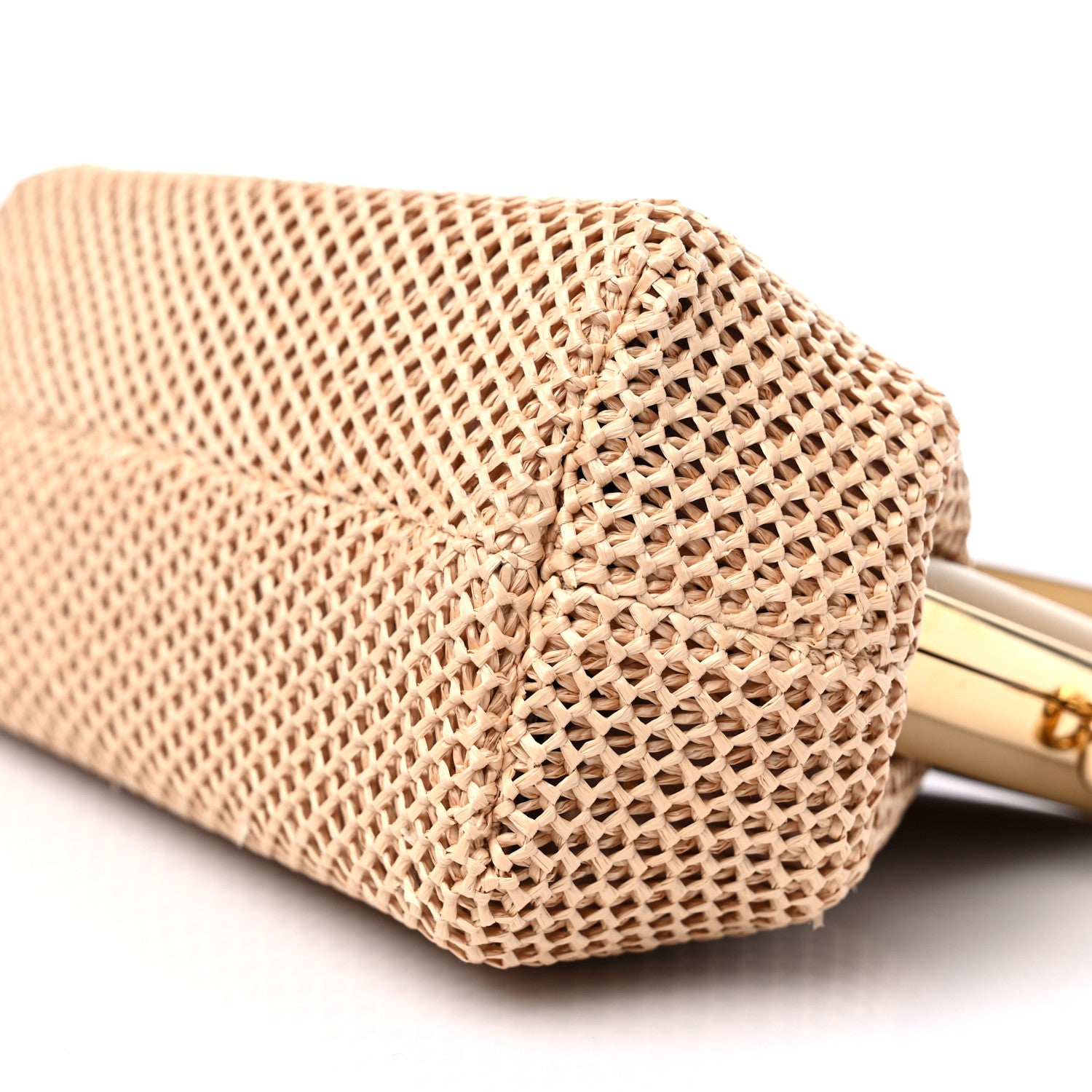 Fendi Raffia Nappa Macrame Small Fendi First Natural Sahara 9 of 10