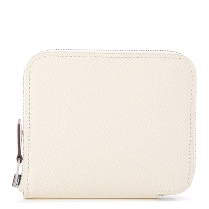 Hermes Epsom Silk'in Compact Wallet Nata 1 of 5