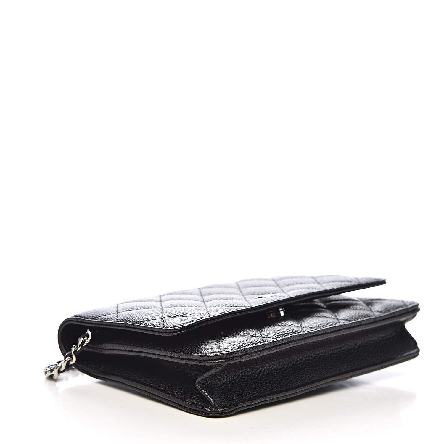 Chanel Caviar Quilted Wallet On Chain WOC Black 4 of 13