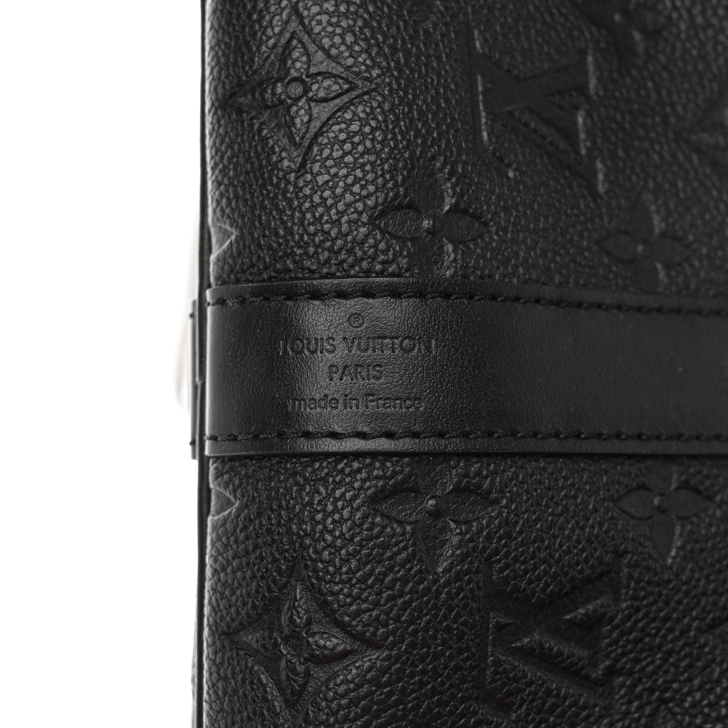 Louis Vuitton Empreinte Monogram Giant Keepall Bandouliere 45 Black 5 of 8