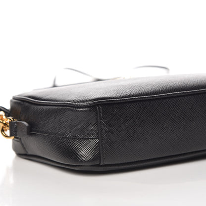 Prada Saffiano Small Camera Crossbody Bag Black 5 of 9