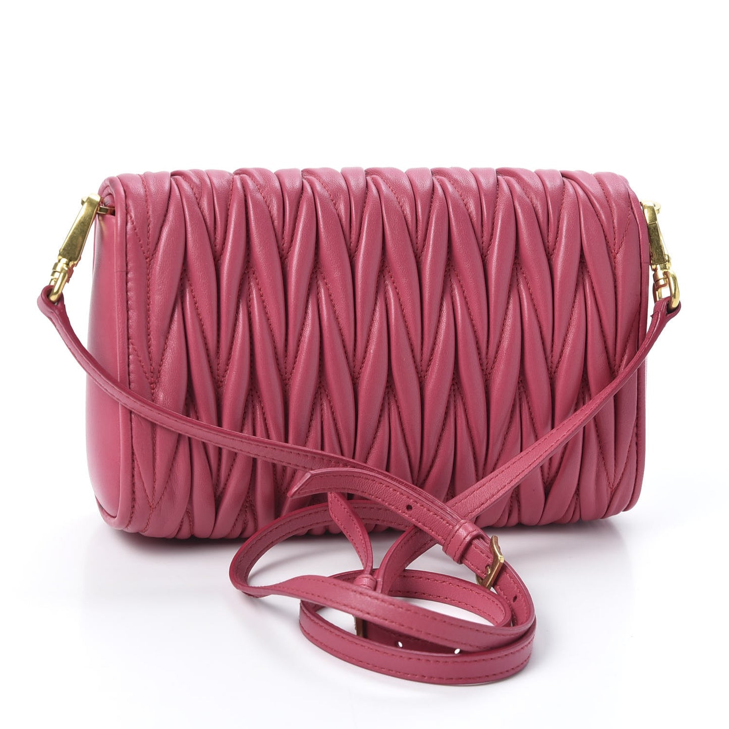 Nappa Matelasse Crossbody Peonia