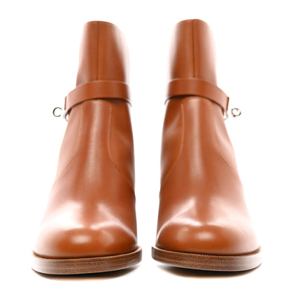 Hermes Calfskin Frenchie 50 Ankle Boots 38.5 Naturel 2 of 9