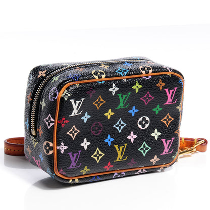 Louis Vuitton Monogram Multicolor Trousse Wapity Black 3 of 8