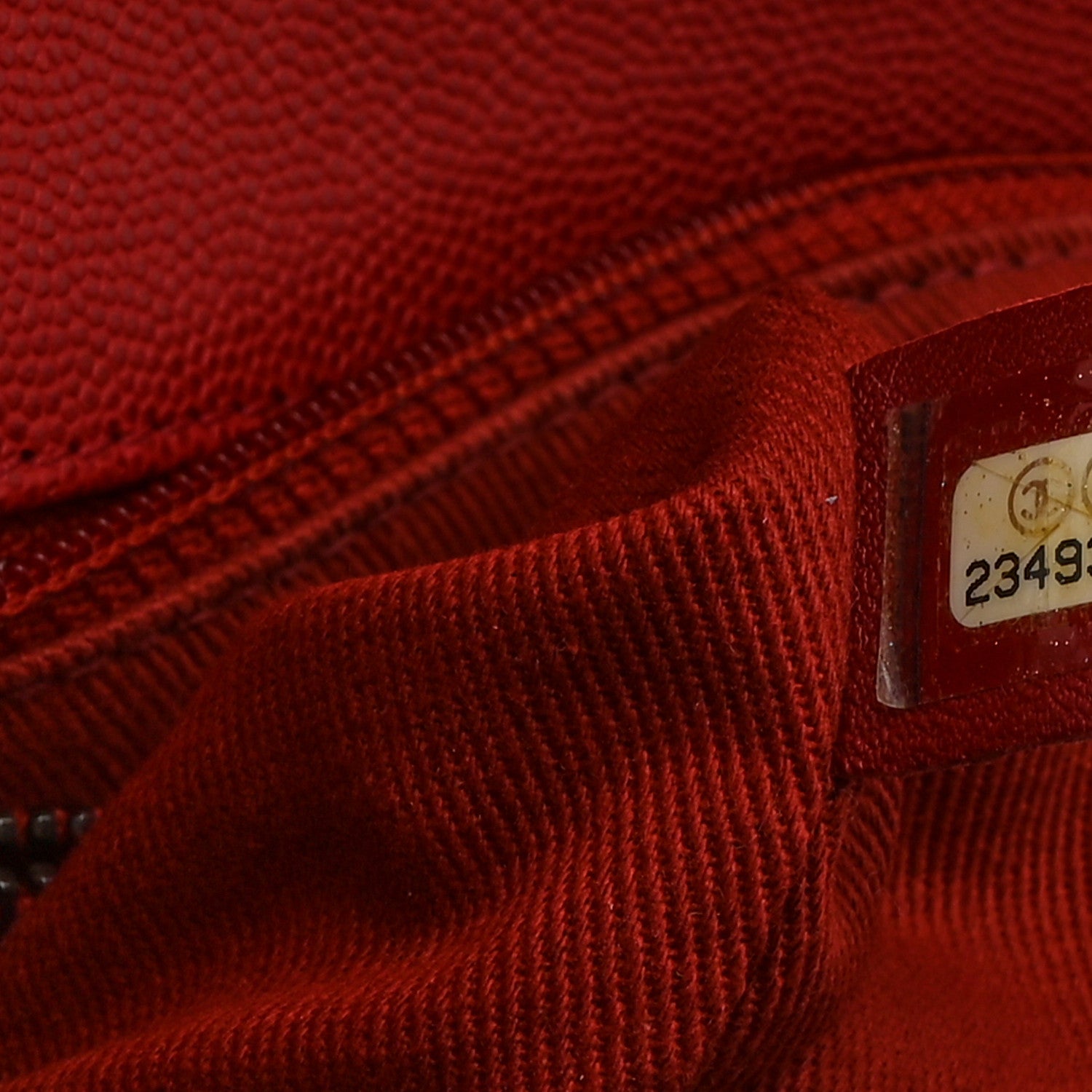 Chanel Caviar Quilted Medium Coco Handle Flap Red 7 of 10
