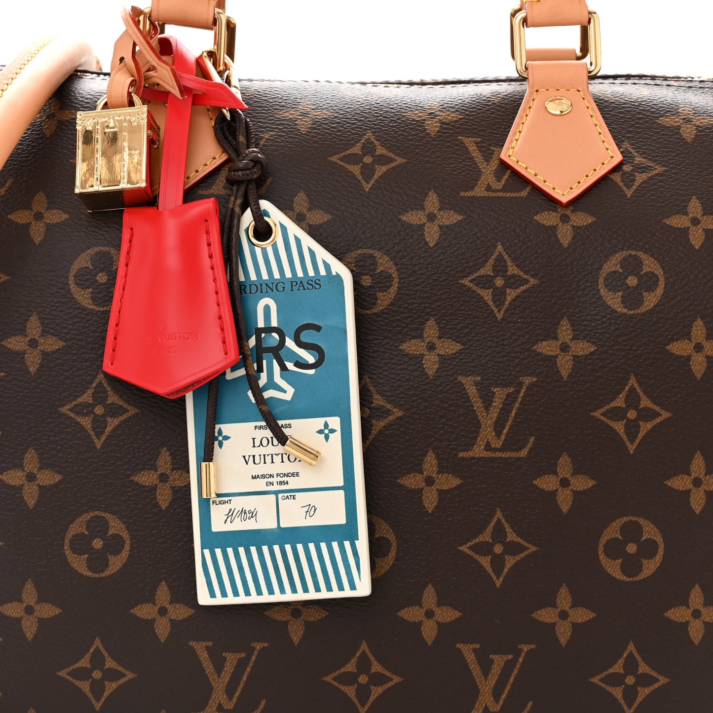 Monogram Speedy Soft 30 Red