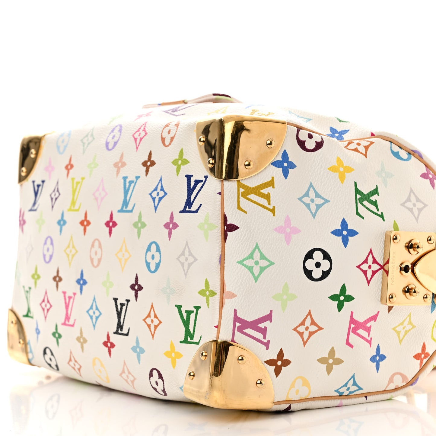 Monogram Multicolor Speedy 30 White
